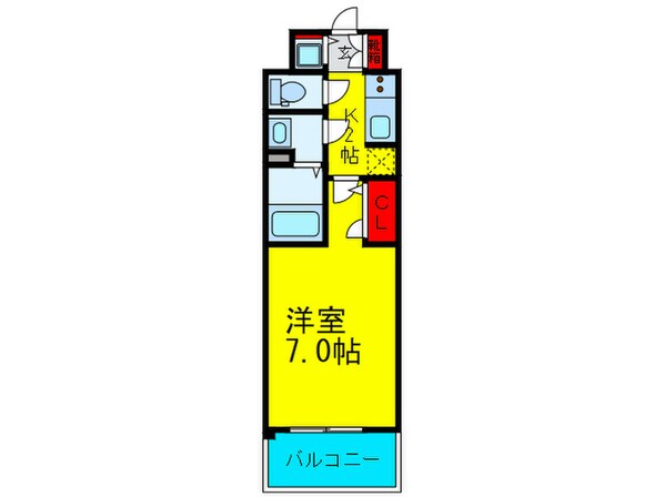 S-RESIDENCE大阪九条Northの物件間取画像